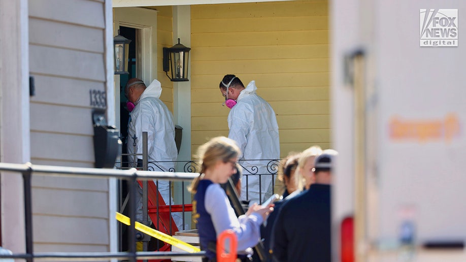 Investigators search the rental home used by Shamsud-Din Jabbar in New Orleans