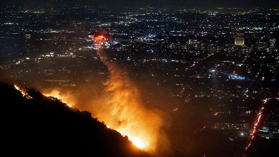 HOLLYWOOD HILLS Fire: Iconic Landmarks in Danger