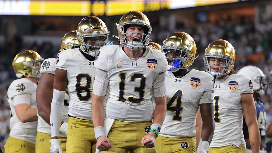 Riley Leonard returns from injury to lead Notre Dame to national championship game in CFP win vs. Penn State