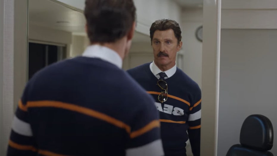 McConaughey Cosplays, a former coach of bears in a new Super Bowl commercial for Uber Eats.