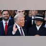 Donald Trump is sworn in as the 47th US President in the US Capitol Rotunda