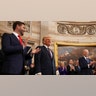 Trump and Vance arrive to the inauguration