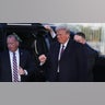 Donald Trump arrives for services at St. John's Church as part of Inauguration ceremonies