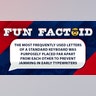 The most frequently used letters on a QWERTY keyboard was purposely placed far apart from each other to prevent jamming in early typewriters