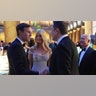 Ivanka Trump stands between husband Jared Kushner and Elon Musk who exchange pleasantries. Also pictured, Jeff Bezos.