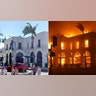 El Café Vida de Pacific Palisades arde durante la noche. El incendio forestal de Pacific Palisades, que comenzó el martes 7 de enero, se propagó rápidamente debido a los vientos de Santa Ana en la zona de Los Ángeles. Cientos de casas y vehículos han quedado destruidos, y miles de personas han sido evacuadas.