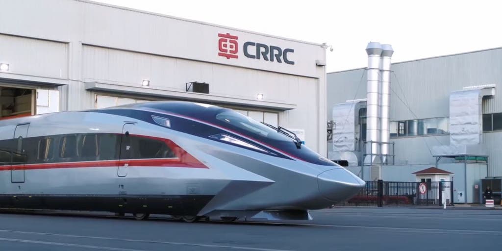 China unveils the world's fastest high-speed train with a top