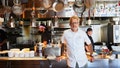 Eric Cook poses for a photograph in the kitchen at Gris-Gris in New Orleans. - Fox News