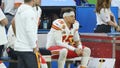 Kansas City Chiefs quarterback Patrick Mahomes (15) reacts from the sideline in the second half against the Philadelphia Eagles in Super Bowl LIX at Ceasars Superdome. - Fox News