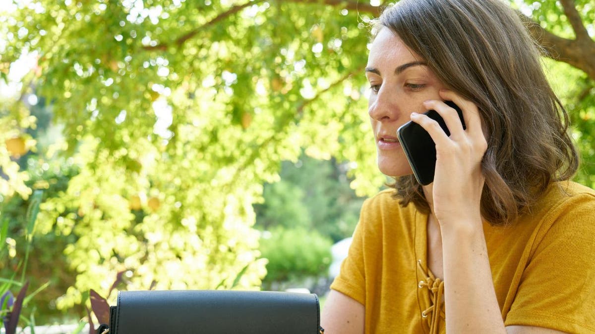 woman on phone 