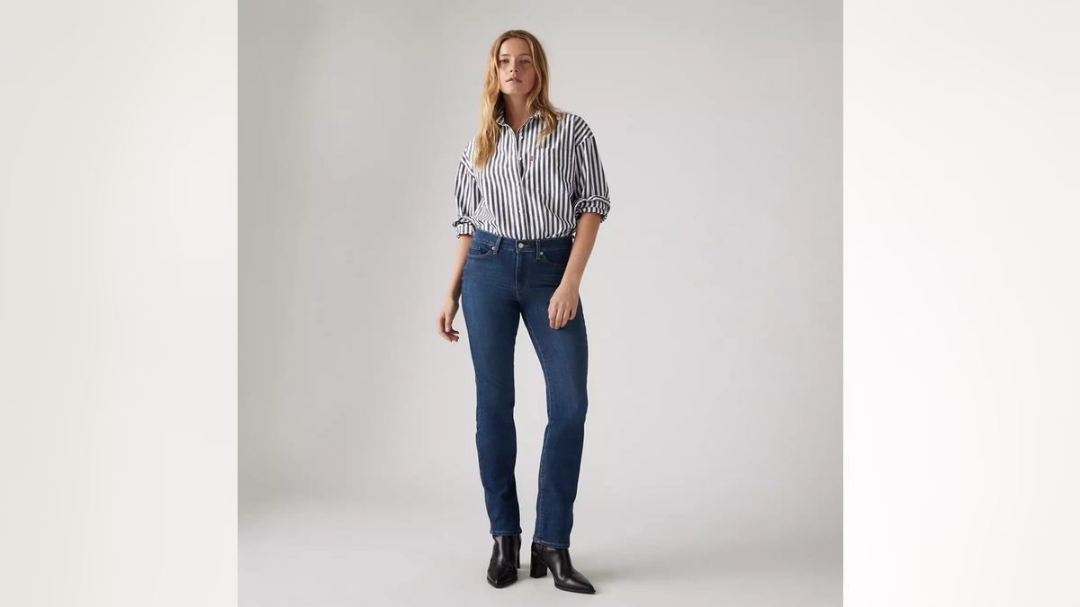 Straight-leg jeans from Levi’s are a timeless classic that never goes out of style.