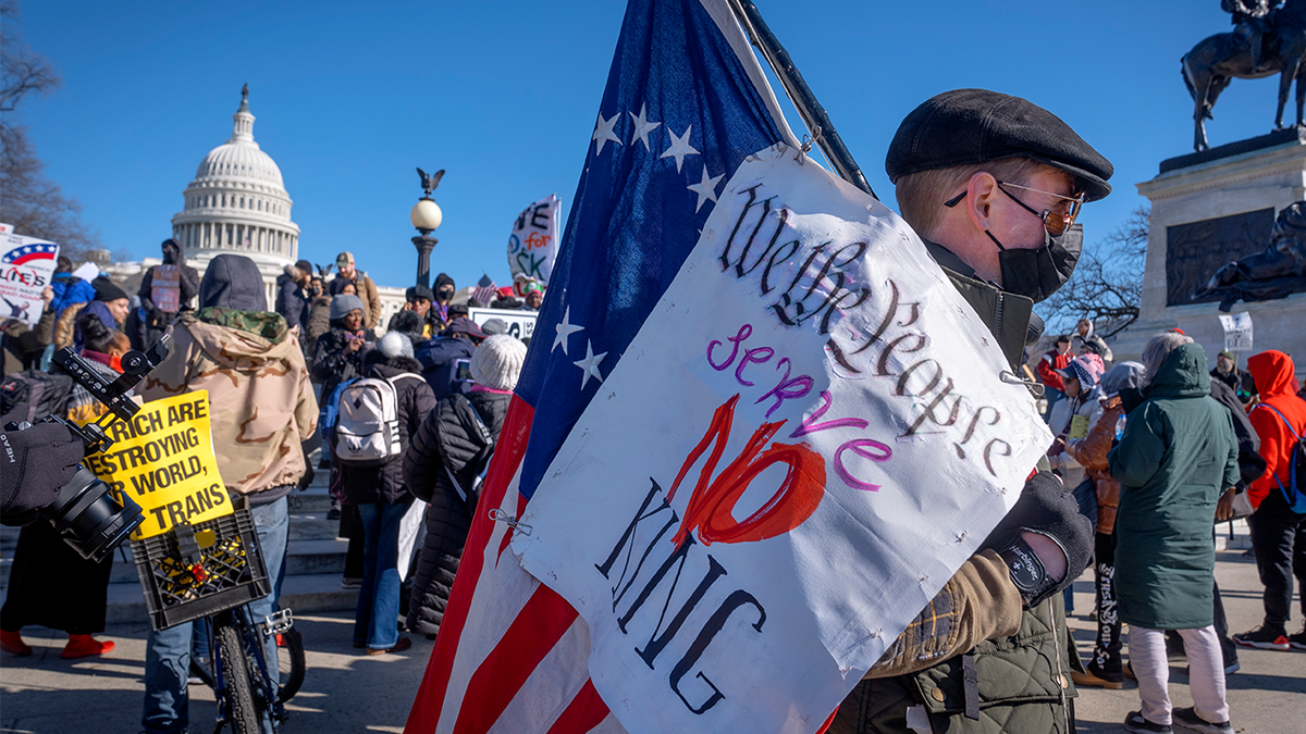 President's Day protest