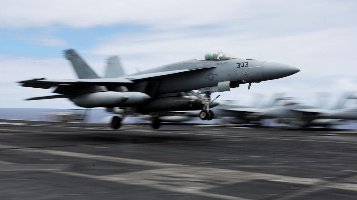 F-18 jet lands in Okinawa
