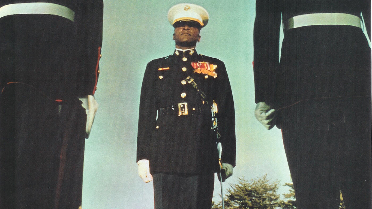 Master James Capers in uniform