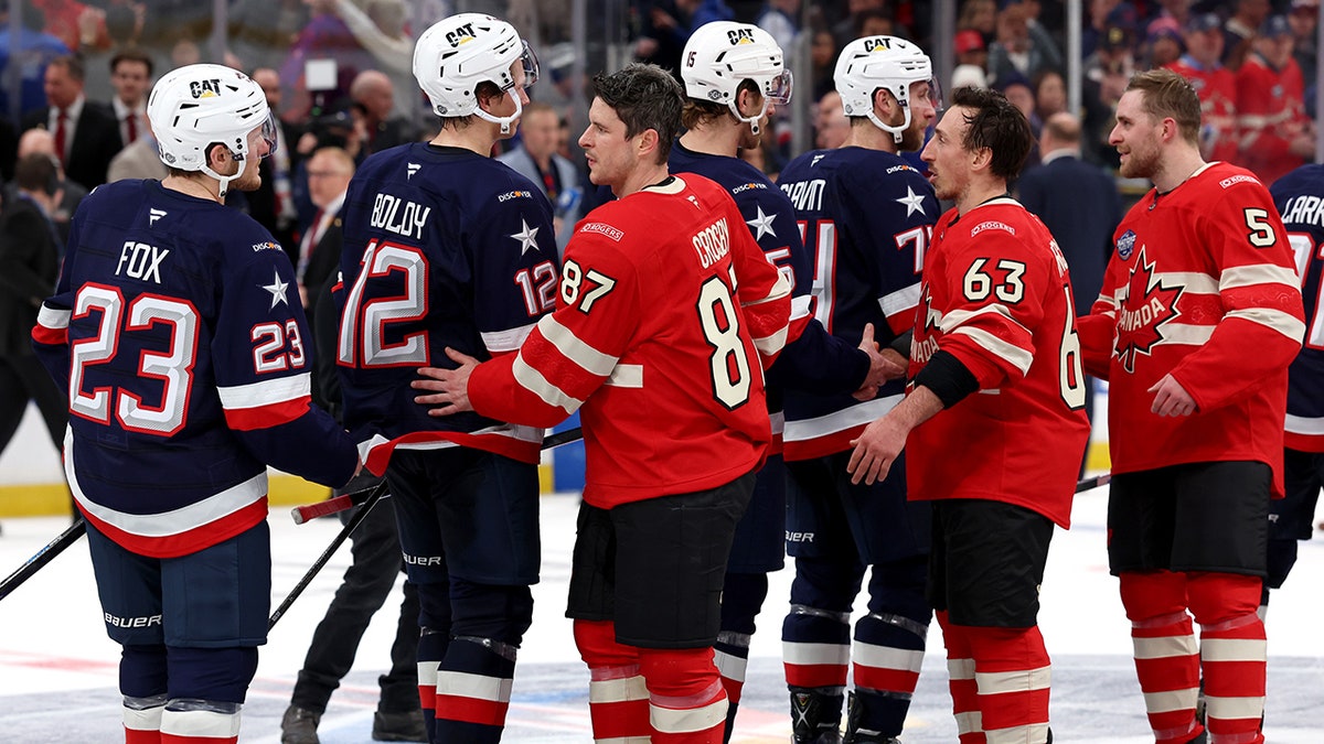 USA and Canada Shake Hands