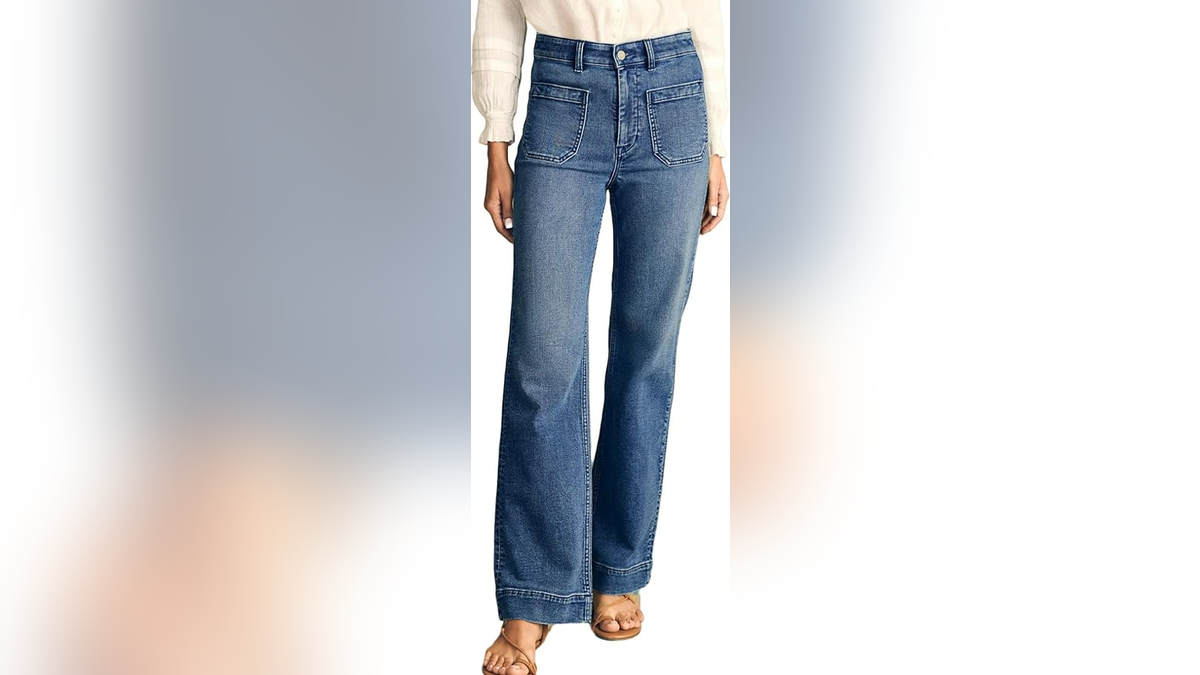 These wide-leg jeans from Amazon are right on trend, offering comfort and effortless style.