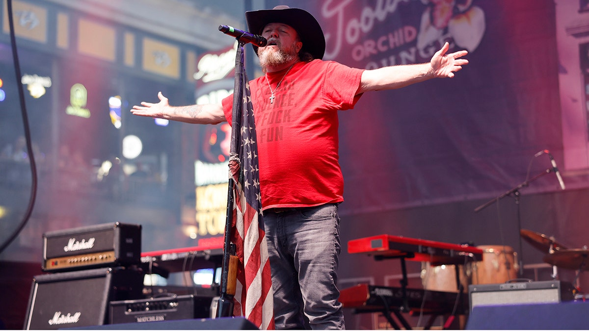 Colt Ford on stage at Tootsie's Orchid Lounge Annual Birthday Bash