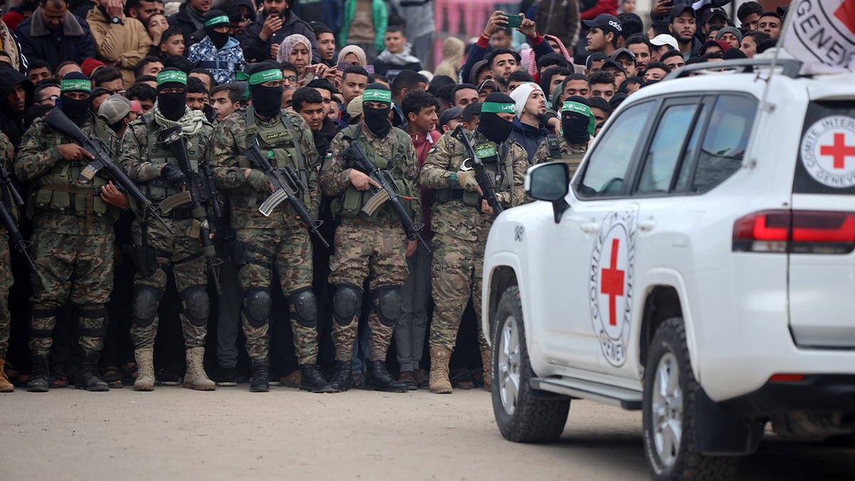 Hamas fighters in Gaza