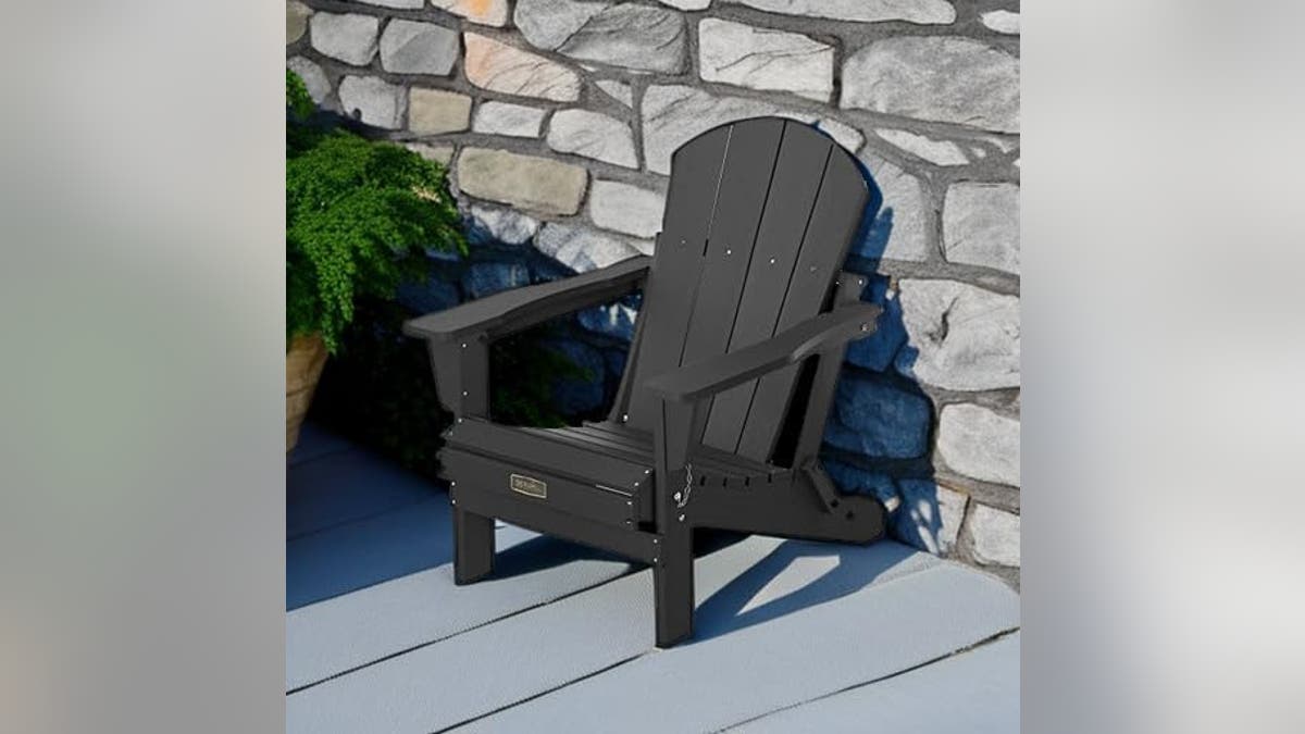 These chairs easily fold when not in use.