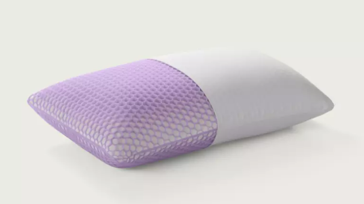 The Purple Harmony pillow's innovative design provides excellent pressure relief and airflow. 