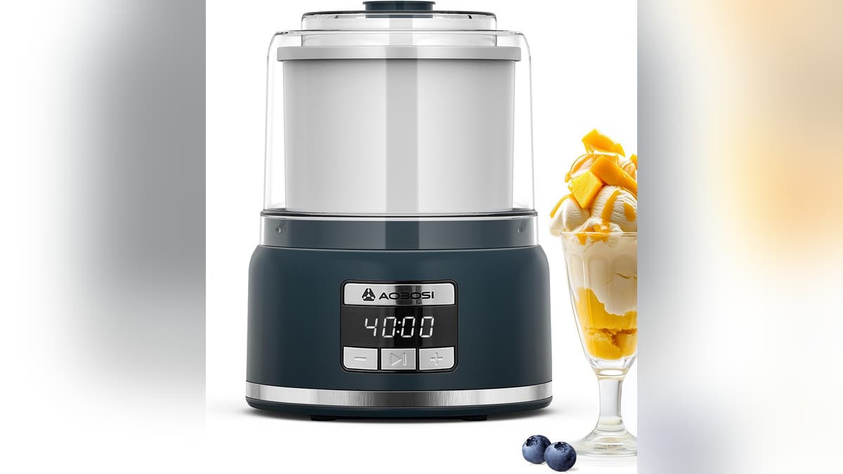 Make your own ice cream, sorbet and frozen drinks at home with this ice cream maker.?