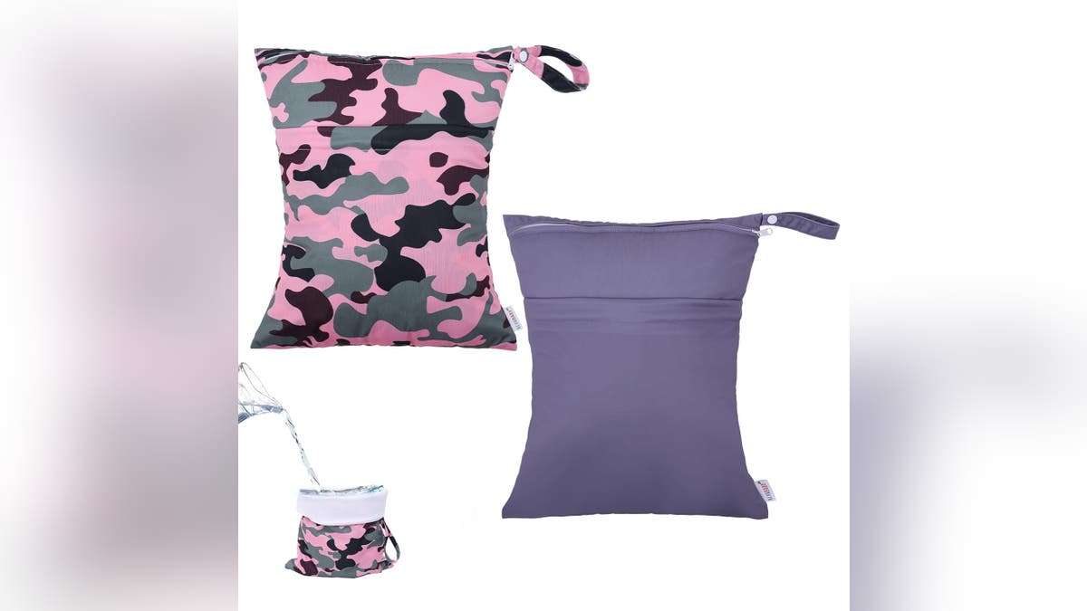 These bags are good for storing dry and wet items.