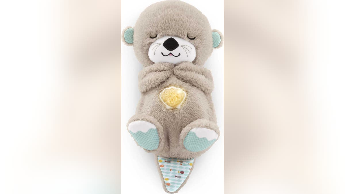 A soothing toy with a sound machine. 