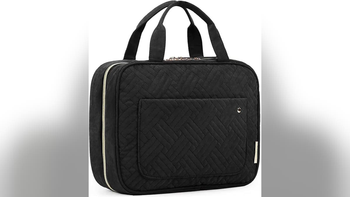 Keep your luggage safe from spills with a separate toiletries bag. 