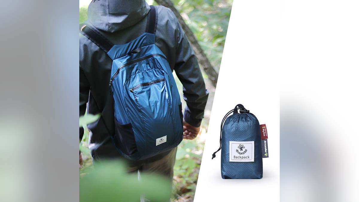 Fold up this bag into a small pouch when you're done using it. 