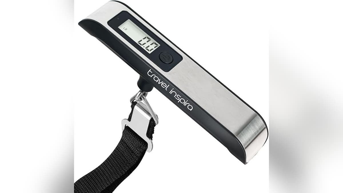 Make sure your luggage is the right weight with a mini luggage scale. 