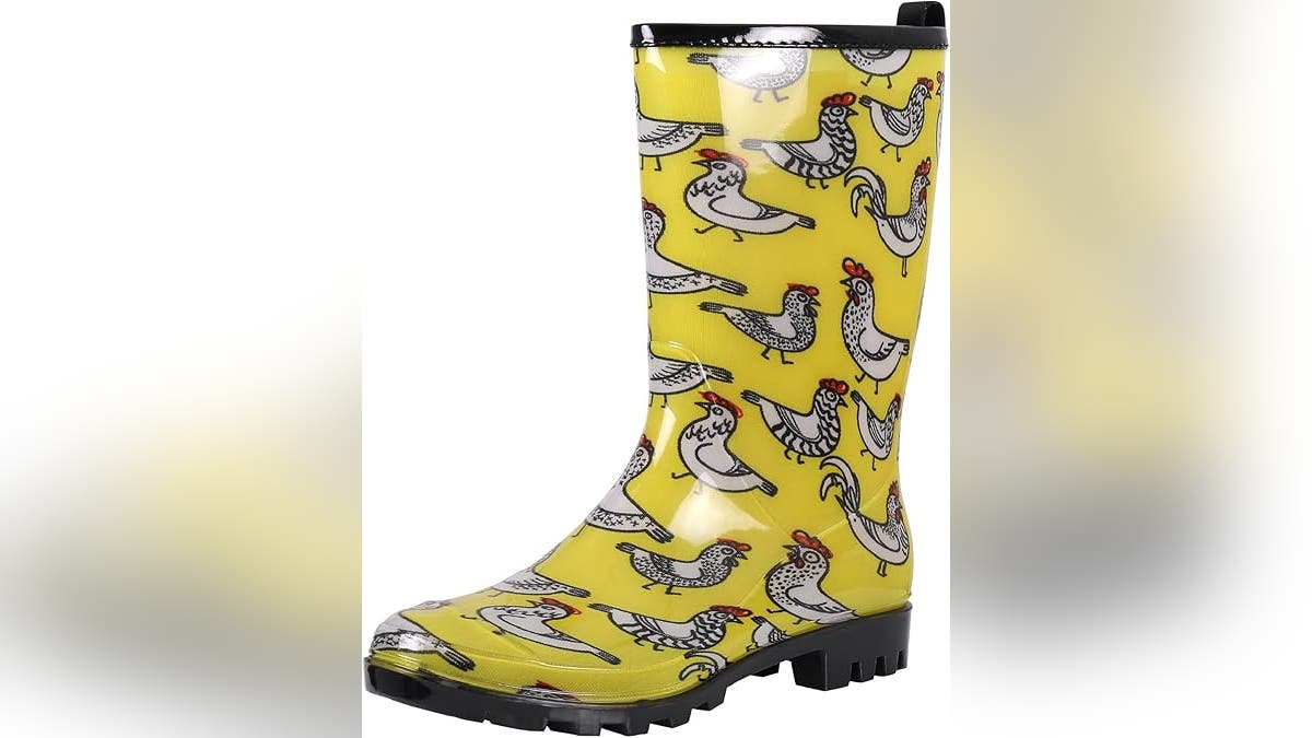 Stomp through the mud and easily plant this spring with these boots.