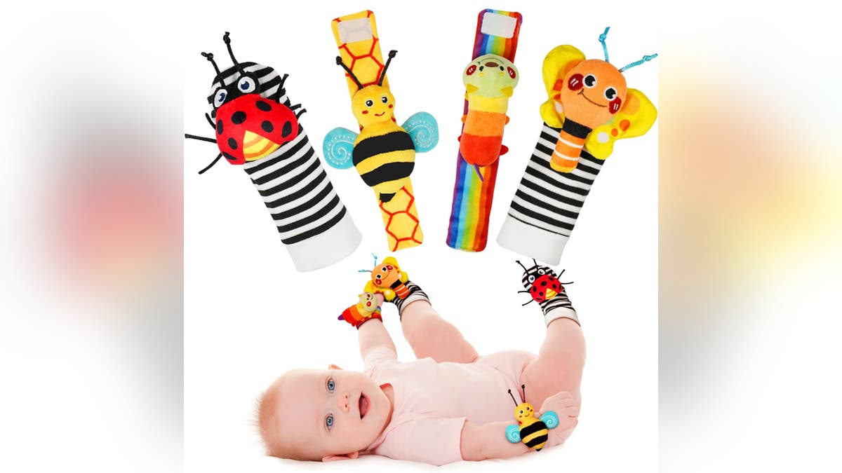 These are perfect for young babies just learning to play. 