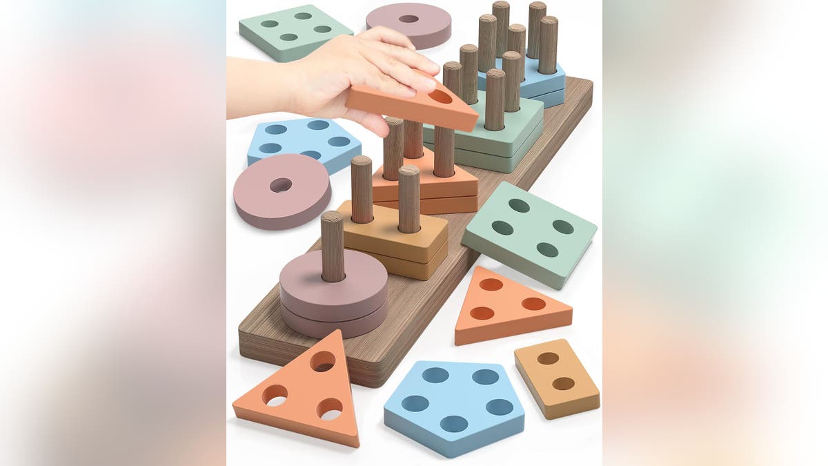 Great for toddlers learning to use their fine motor skills. 