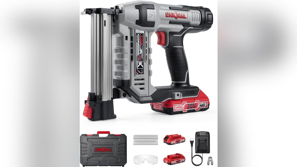 An easy-to-use nail gun that's battery-powered.  