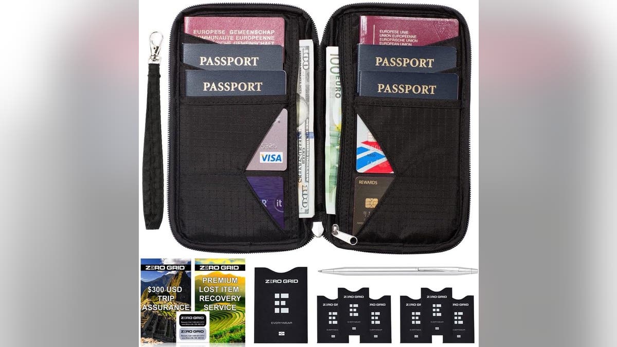 Keep your passports and credit cards safe. 