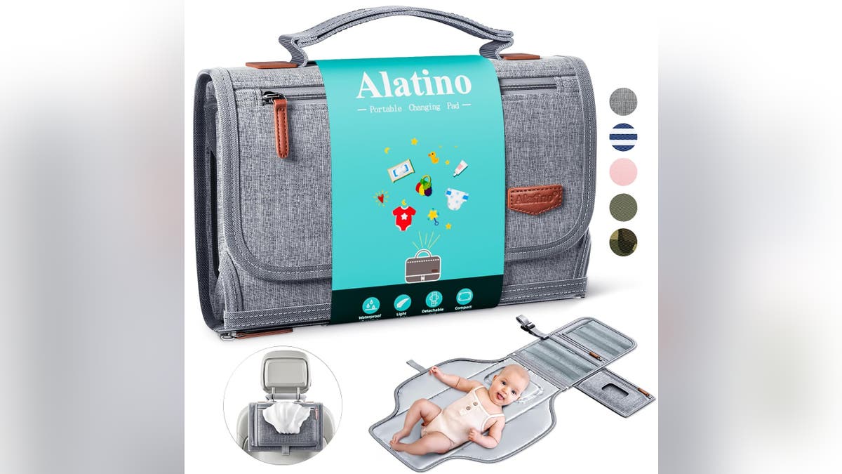 Everything you need for mobile diaper changes.