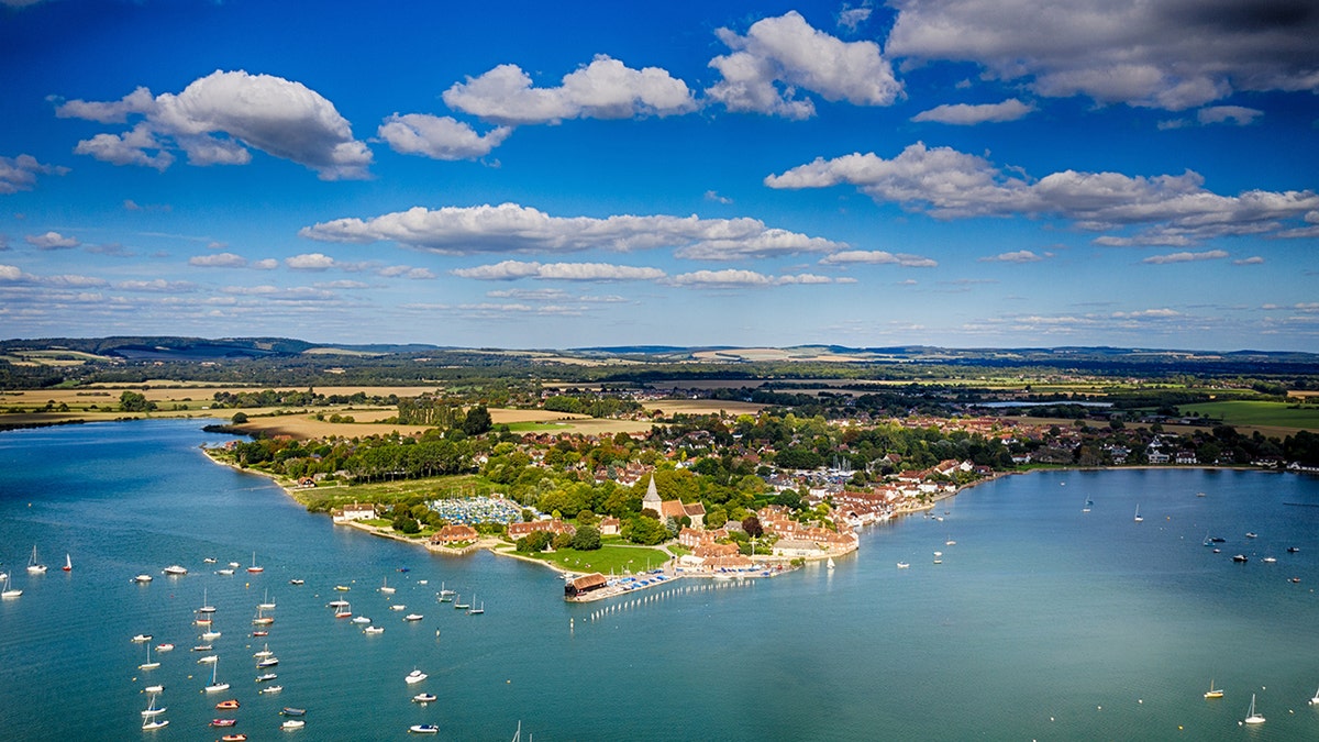 Aerial presumption    of Bosham Harbour successful  West Sussex