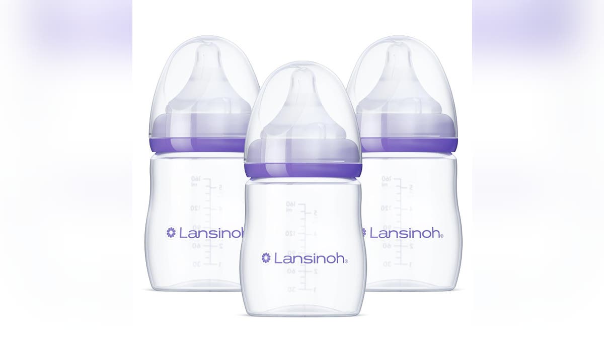 These bottles are designed for breastfeeding babies.