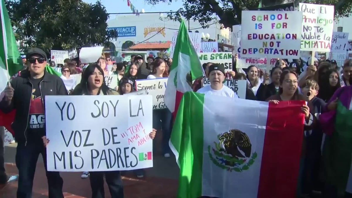 Protestos anti-gelo em LA