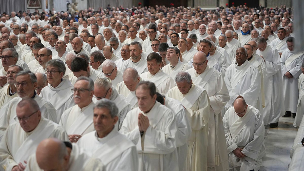 Deacons are praying for the pope