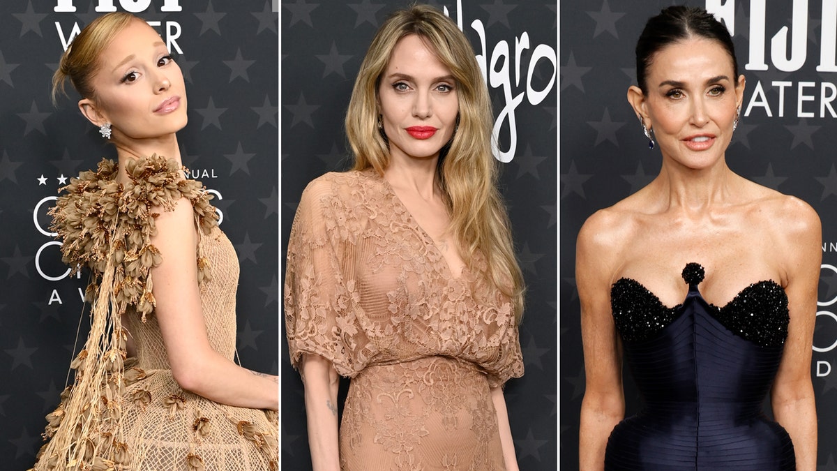 Grande, Jolie and Moore stun on the Critics Choice Awards red carpet.