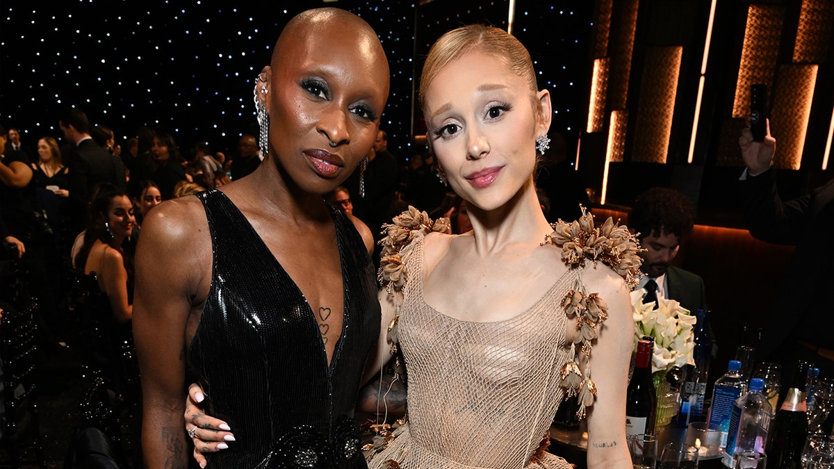 Ariana Grande and Cynthia Erivo at the Critics' Choice Awards