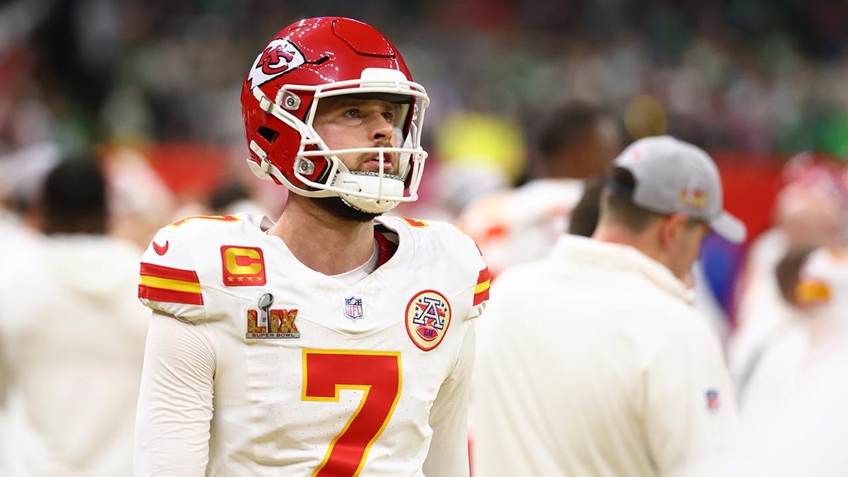 Chiefs’ Harrison Butker visits Trump at White House after Super Bowl loss