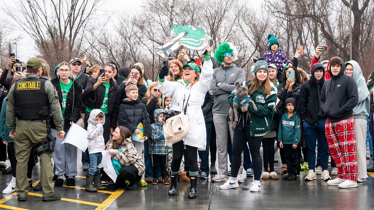 Eagles Fans draußen