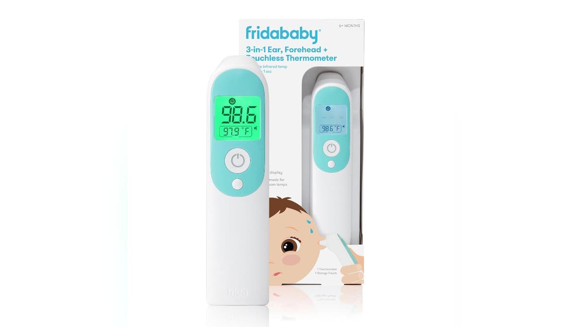 Use a touchless thermometer to monitor fevers.