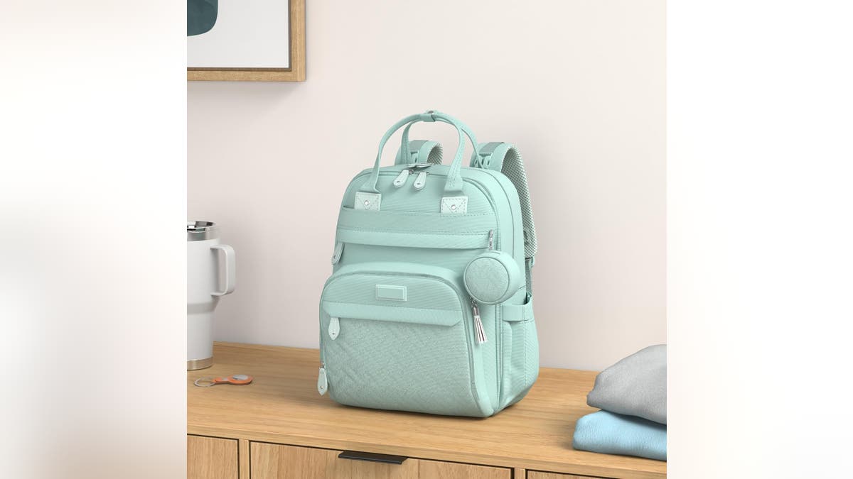 She'll love this stylish diaper backpack.