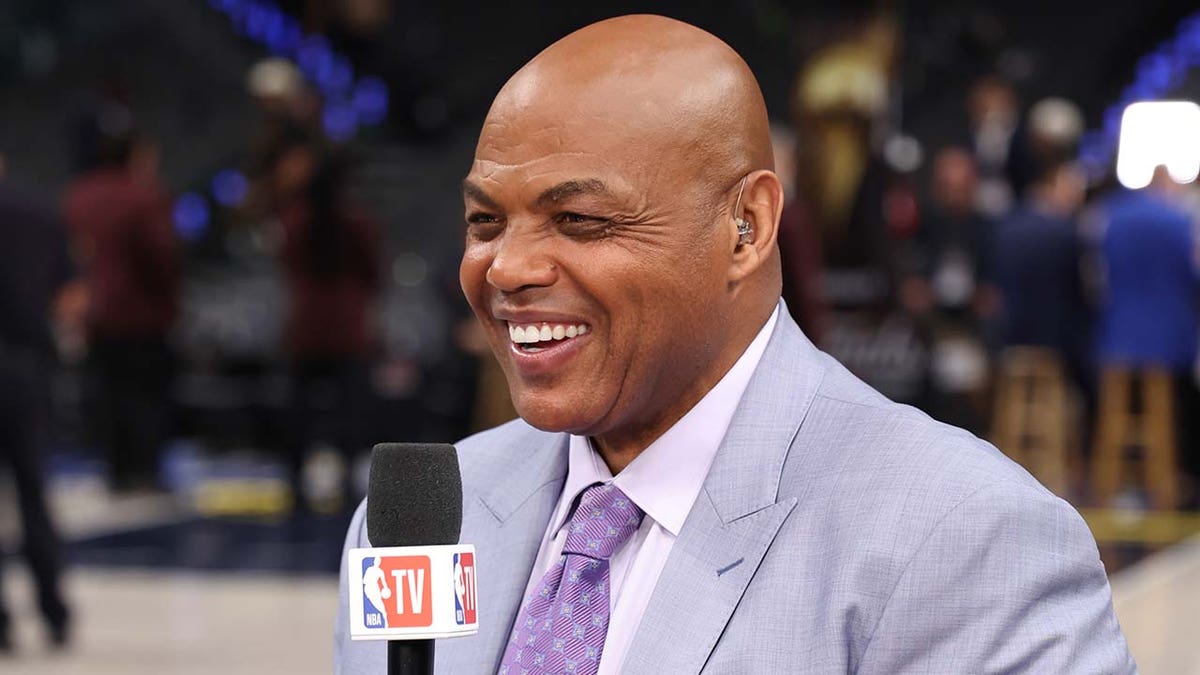 Charles Barkley smiles