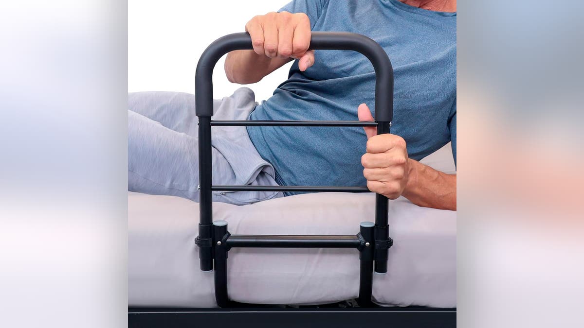 Add bedside support with this rail.