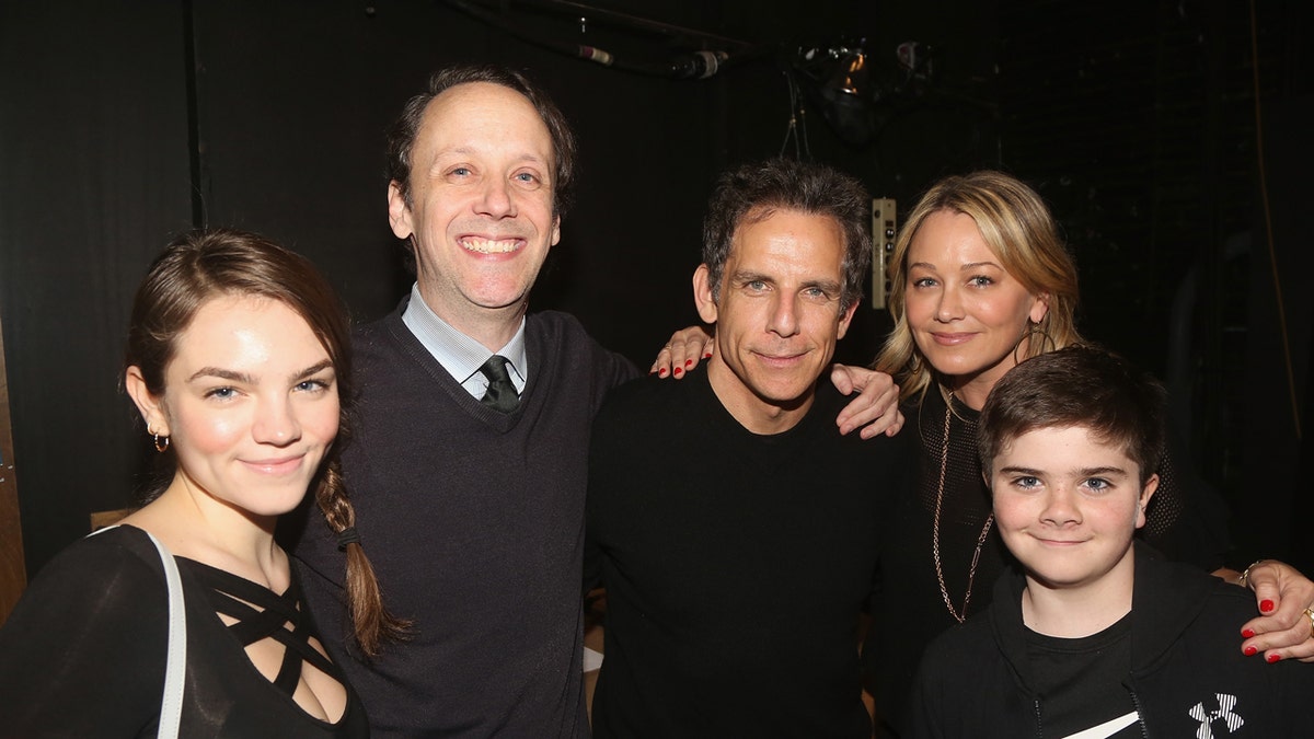 Ben Stiller with his kids