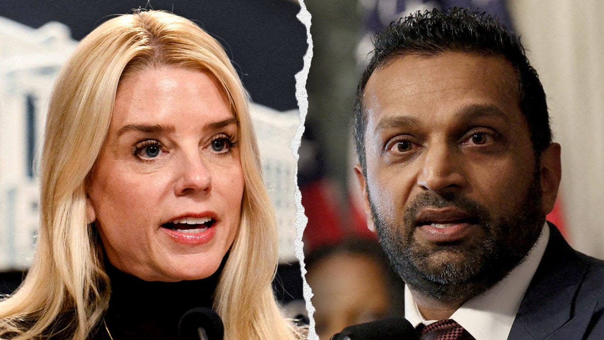 Pam Bondi and Cash Patel